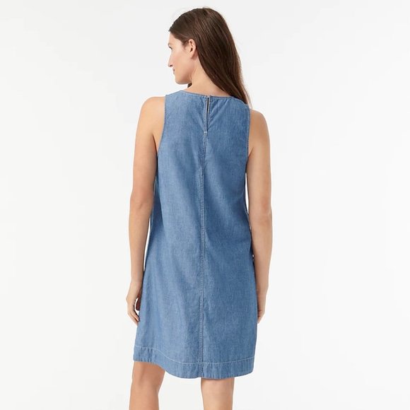 J. Crew Chambray shift dress - Picture 3 of 4